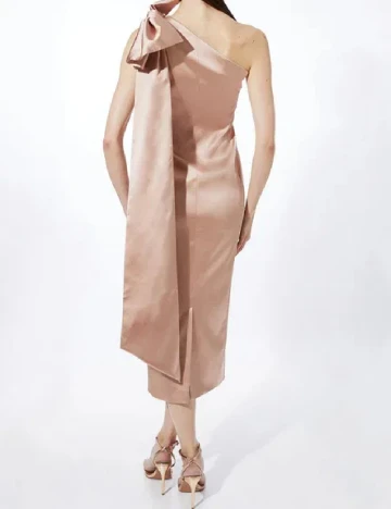 Rochie medie Karen Millen, roz pudra Roz