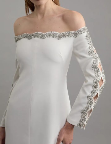 Rochie medie Karen Millen, alb