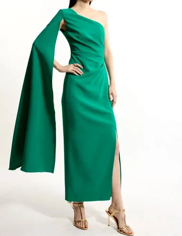 Rochie lunga Karen Millen, verde Verde