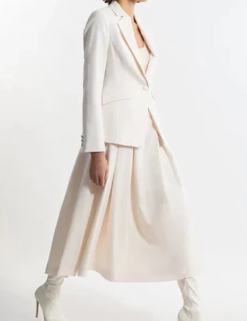 Sacou Karen Millen, ecru Alb