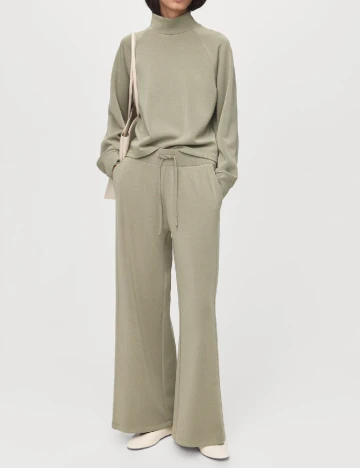 Pantaloni Mango, verde Verde