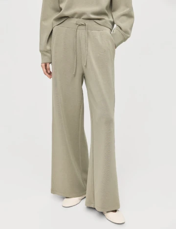Pantaloni Mango, verde Verde