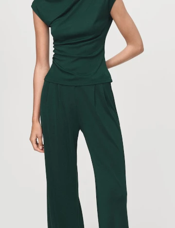 Pantaloni Mango, verde Verde