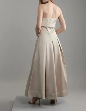 Rochie lunga Karen Millen, crem Crem