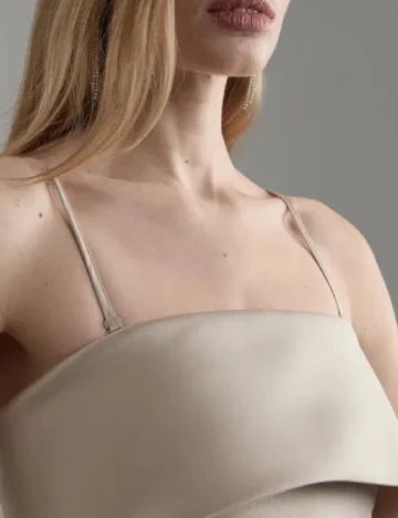 Rochie lunga Karen Millen, crem Crem
