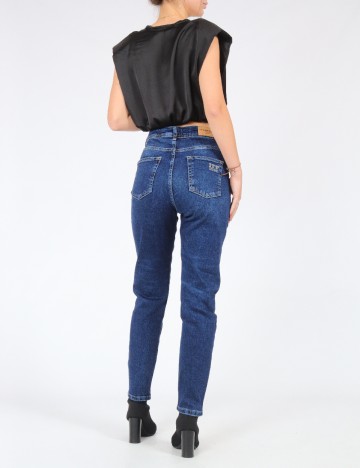 Blugi It s Basic 1981 Denim, albastru