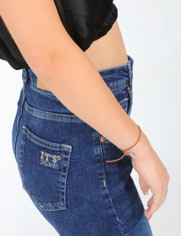Blugi It s Basic 1981 Denim, albastru Albastru