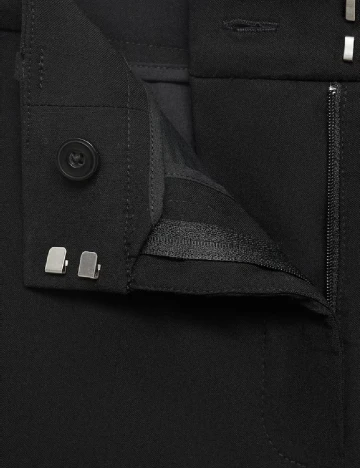 Pantaloni Mango, negru