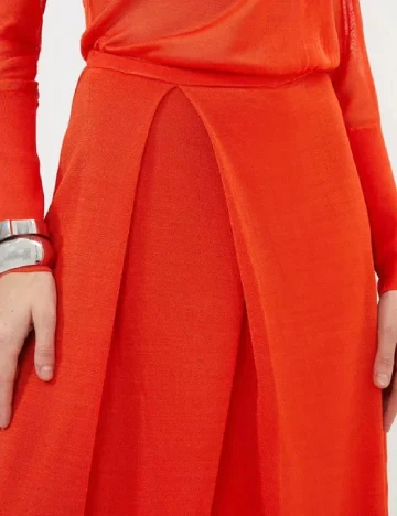 Rochie lunga Karen Millen, portocaliu Portocaliu