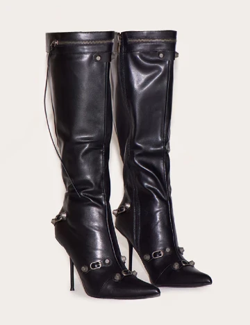 Cizme PrettyLittleThing, negru Negru