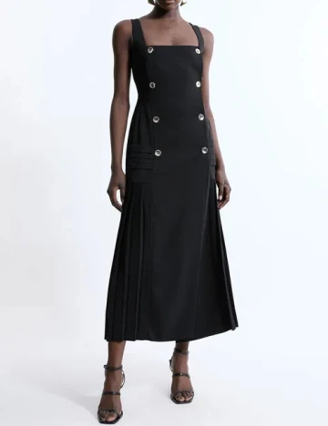 Rochie lunga Karen Millen, negru Negru