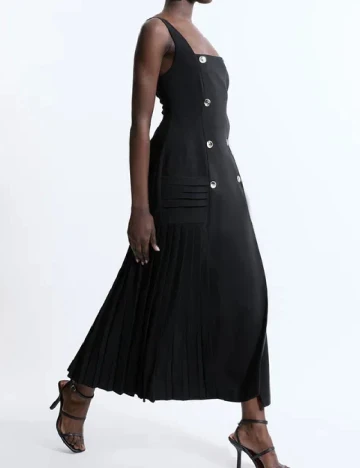 Rochie lunga Karen Millen, negru Negru
