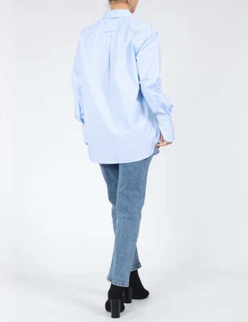 Camasa Oversize Mango, albastru Albastru
