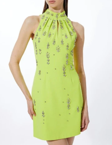 Rochie scurta Karen Millen, verde Verde