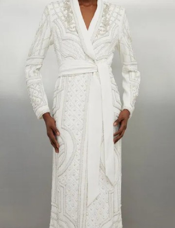 Rochie medie Karen Millen, alb