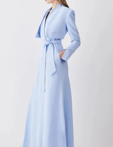 Blazer Karen Millen, bleu Albastru