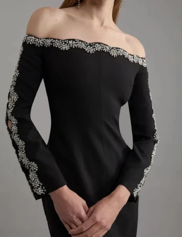 Rochie medie Karen Millen, negru
