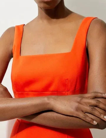 Rochie medie Karen Millen, portocaliu Portocaliu