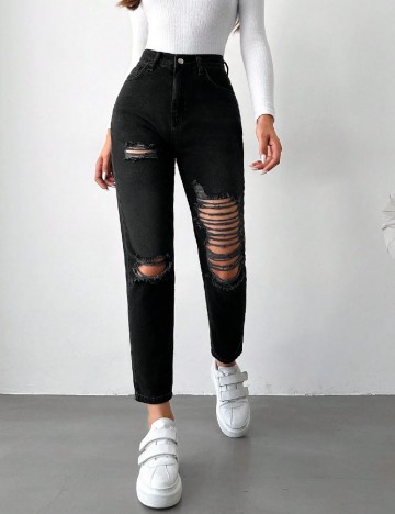
						Blugi SHEIN, negru