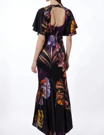 Rochie lunga Karen Millen, negru Negru