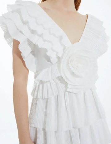 Rochie scurta Karen Millen, alb Alb