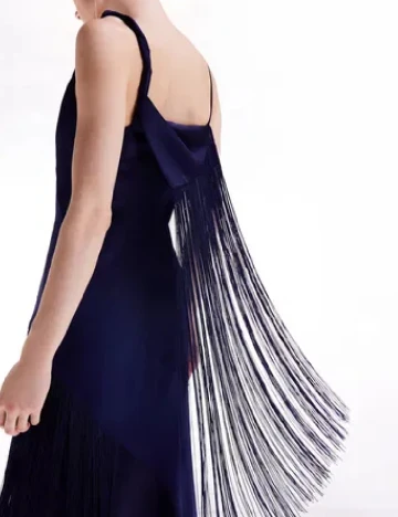 Rochie lunga Karen Millen, bleumarin Albastru