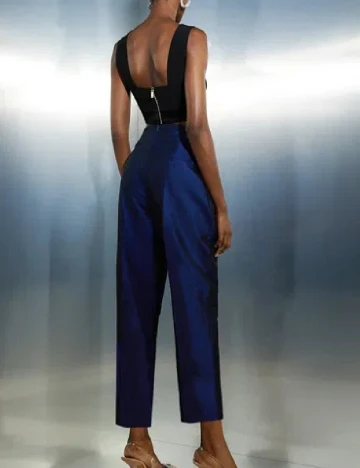 Pantaloni Karen Millen, bleumarin Albastru