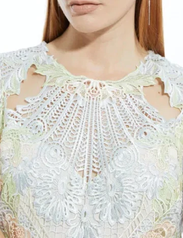 Rochie lunga Karen Millen, bleu Albastru