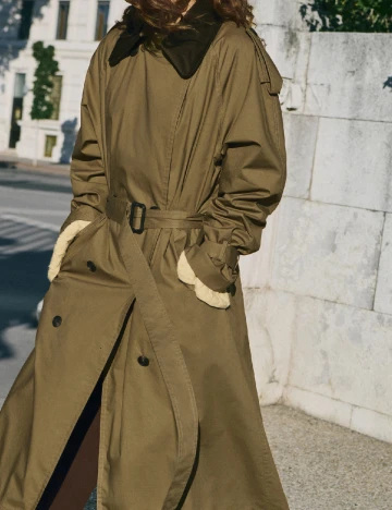 Trench Mango, verde Verde