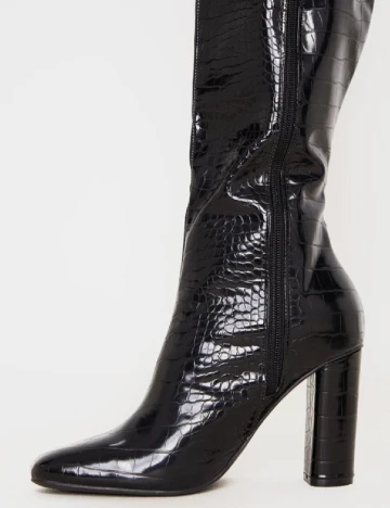 Cizme PrettyLittleThing, negru Negru