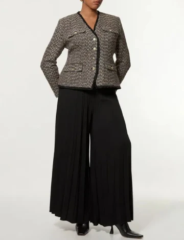 Salopeta Karen Millen Plus Size, negru Negru