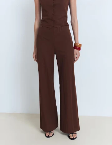 Pantaloni Mango, maro