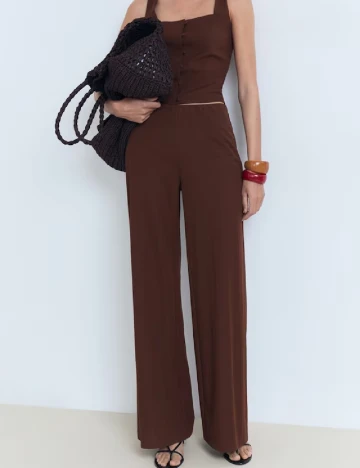 Pantaloni Mango, maro