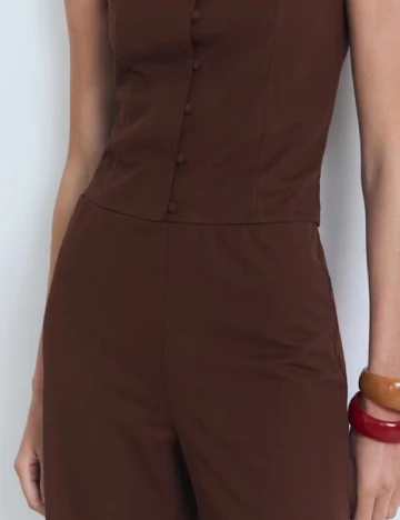 Pantaloni Mango, maro