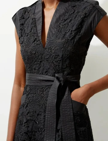 Rochie medie Karen Millen, negru Negru