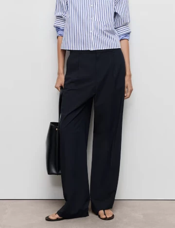 Pantaloni Mango, bleumarin