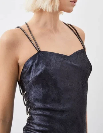 Rochie lunga Karen Millen, albastru Albastru