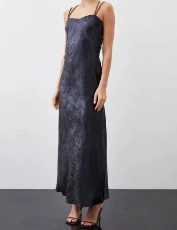 Rochie lunga Karen Millen, albastru Albastru