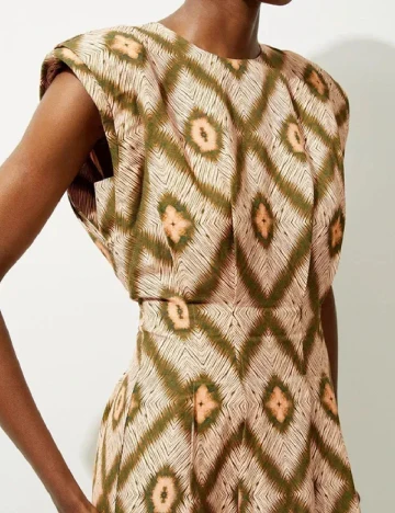 Rochie lunga Karen Millen, crem Crem