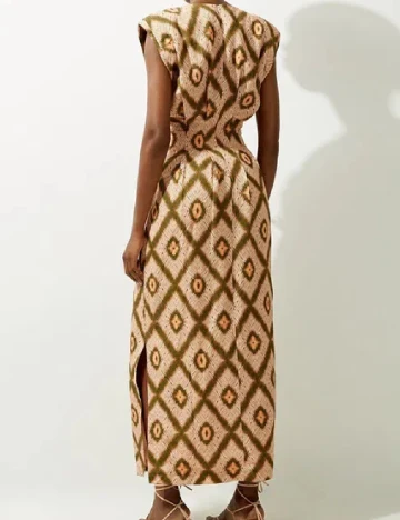 Rochie lunga Karen Millen, crem Crem