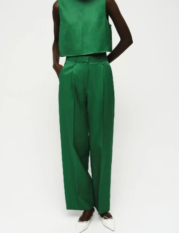 Pantaloni Mango, verde