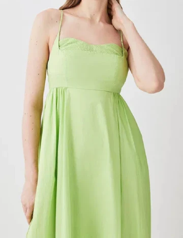 Rochie lunga Karen Millen, verde Verde