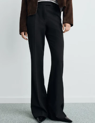 Pantaloni Mango, negru