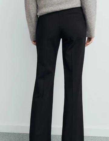 Pantaloni Mango, negru