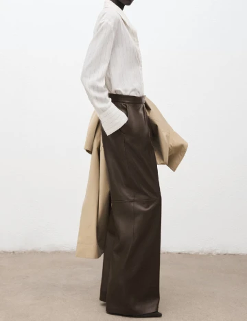 Pantaloni Mango, maro