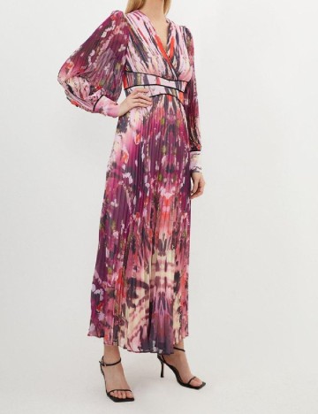 
						Rochie lunga Karen Millen, mix culori