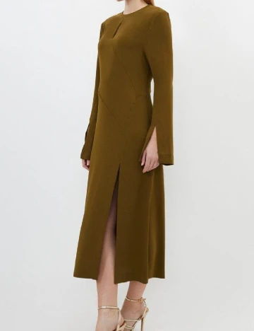 Rochie medie Karen Millen, kaki Verde