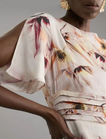 Rochie medie Karen Millen, floral print Floral print