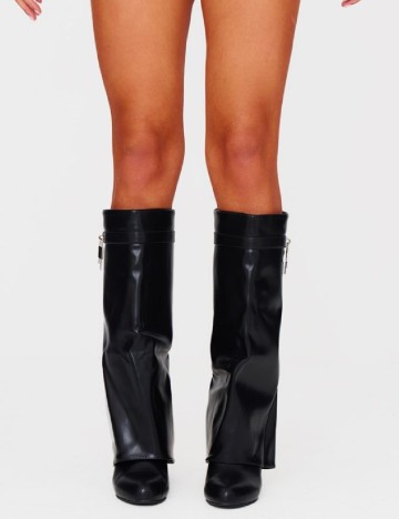 Cizme PrettyLittleThing, negru