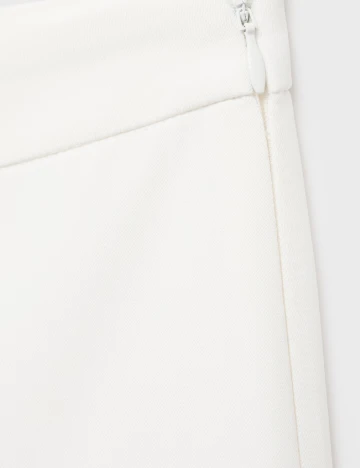 Pantaloni Mango, alb